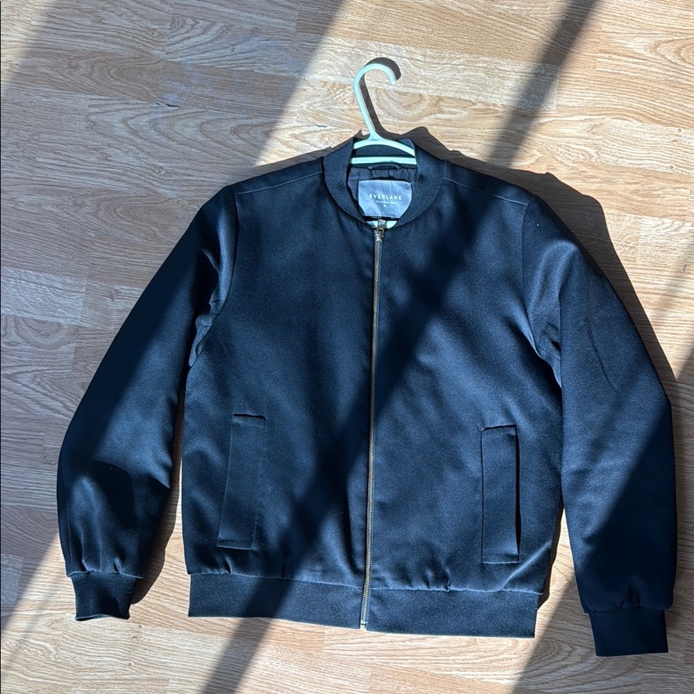 Everlane Black Bomber Jacket